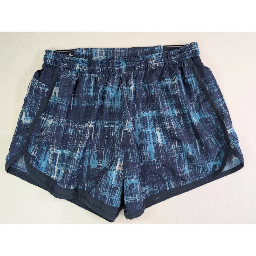 Rabbit Women’s Running Shorts  Size Medium Blue Mid Rise
